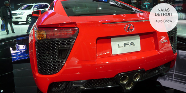 Lexus LFA Rear View