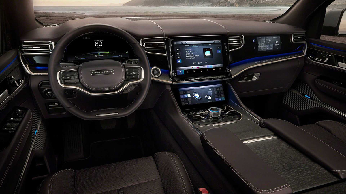 Seven Screens Has the Jeep Grand Wagoneer Concept DVN