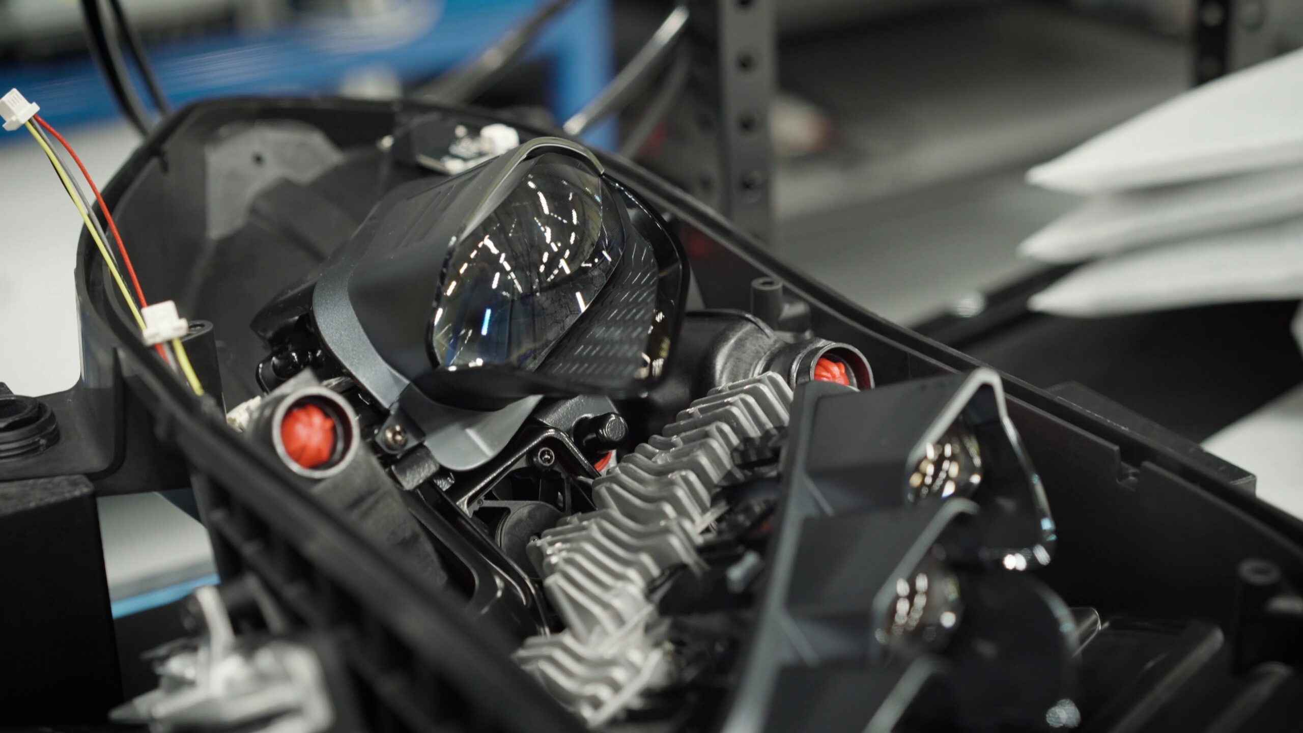 Partially Assembled Headlight Partially Assembled Headlight